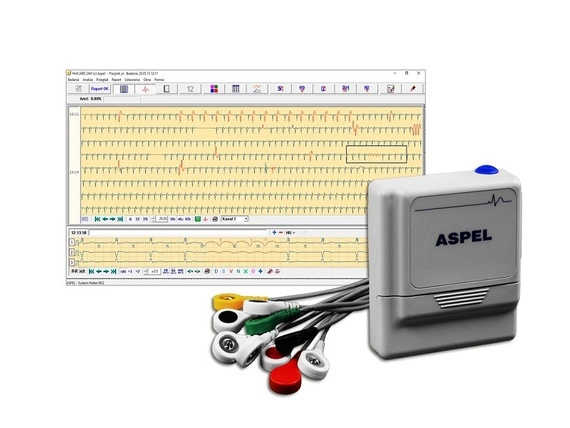 ASPEL  HLT-712 v.201ALFA -  Holter EKG (Holter EKG +Oprogramowanie)