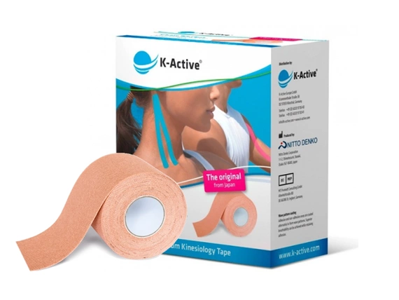 Taśma K-Active Tape 5cm/5m beżowa