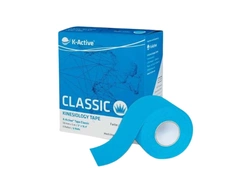 Taśma do kinesiotapingu K-Active Tape 5cmx5m niebieska