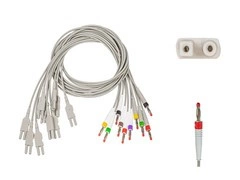 Przewód dołączeniowy EKG, 10-odprowadzeniowy, wtyk bananowy, wtyk MA, dł. 70/110 cm, op. 10 szt.