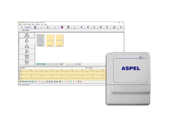 ASPEL  HLT-712 v.201ALFA -  Holter EKG (Holter EKG +Oprogramowanie)