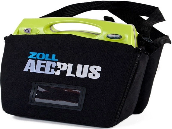 Defibrylator AED Zoll AED Plus wraz bateriami, torbą i elektrodami CPR-D