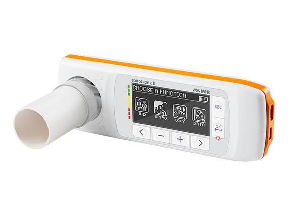 Spirobank II Smart - spirometr z funkcją Bluetooth i pulsoksymetrem